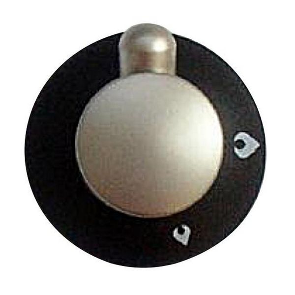 Thetford Hob-Grill Knob Black & Satin SPCC0618.SA for Enigma Cookers