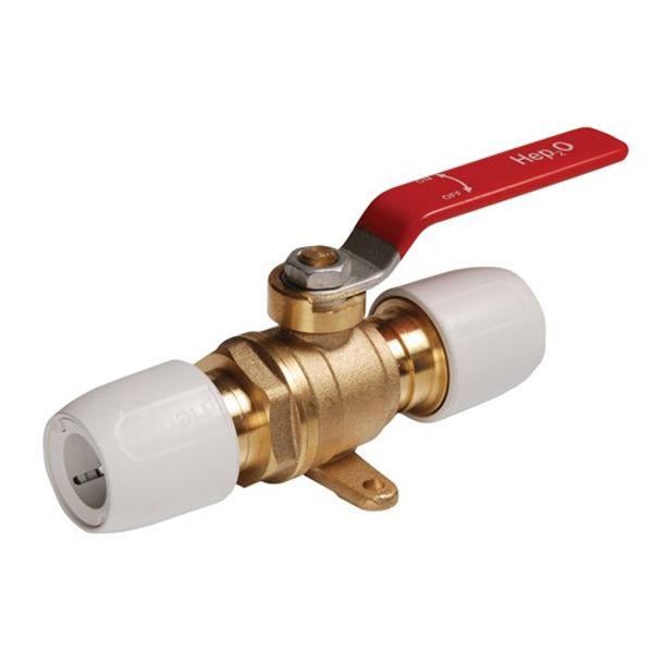 Hep2O HX22 15mm Ball Valve White