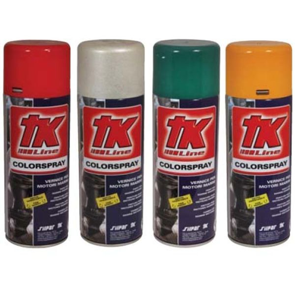 TK Colorspray Johnson White 1981-1983 Engine Paint 400ml (Each)