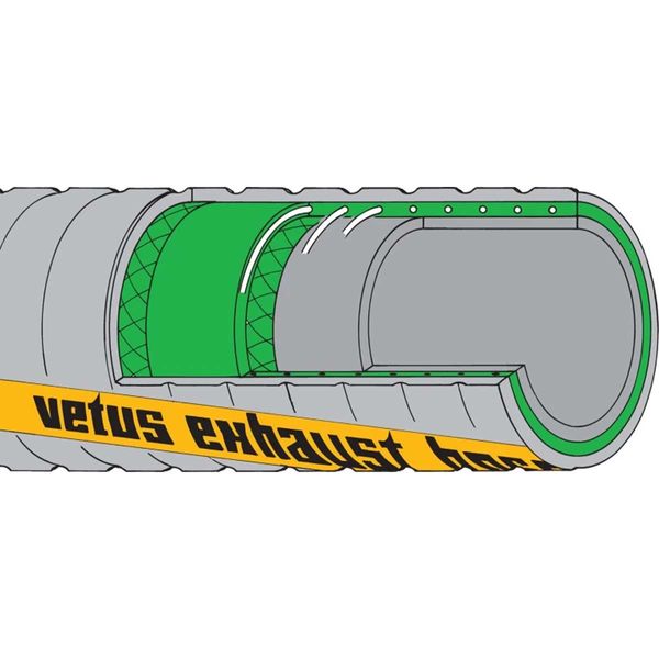 Vetus Exhaust Hose 40mm ID (Per Meter)