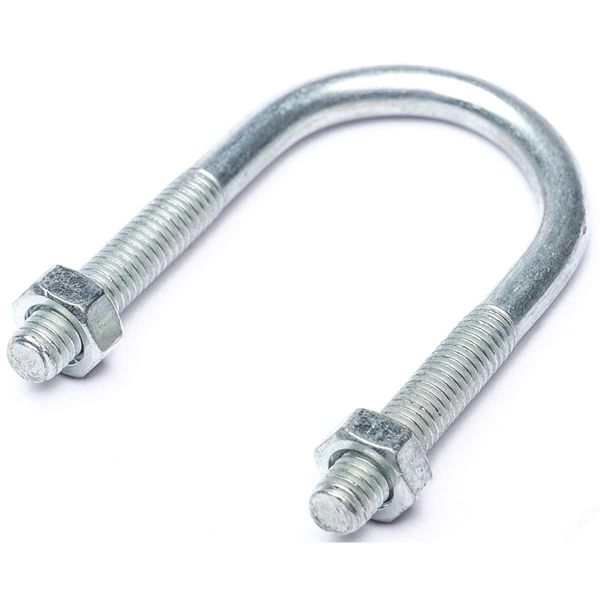 AG Standard U-Bolt Zinc Plated with Nuts (6mm)