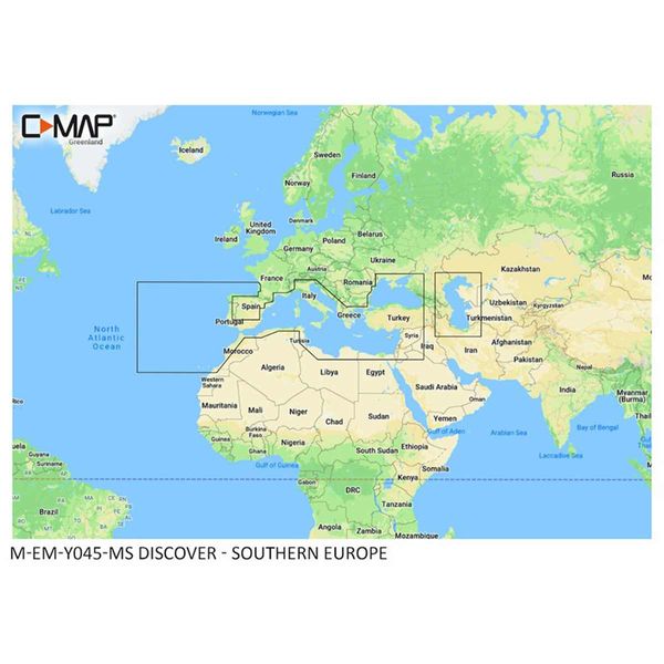 C-Map Discover M-EM-Y045-MS Southern Europe (Large)