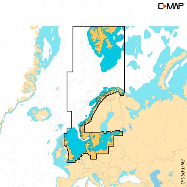 C-Map Discover X M-EN-T-050-D-MS North and Central Europe (Large)