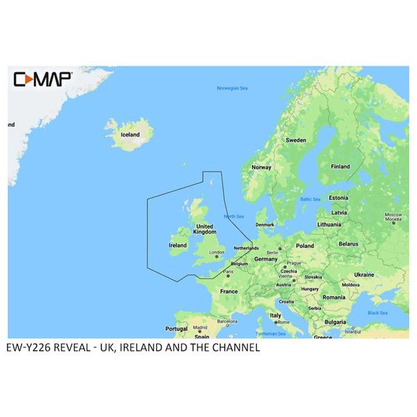 C-Map Reveal M-EW-Y226-MS United Kingdom, Ireland, The Channel (Large)