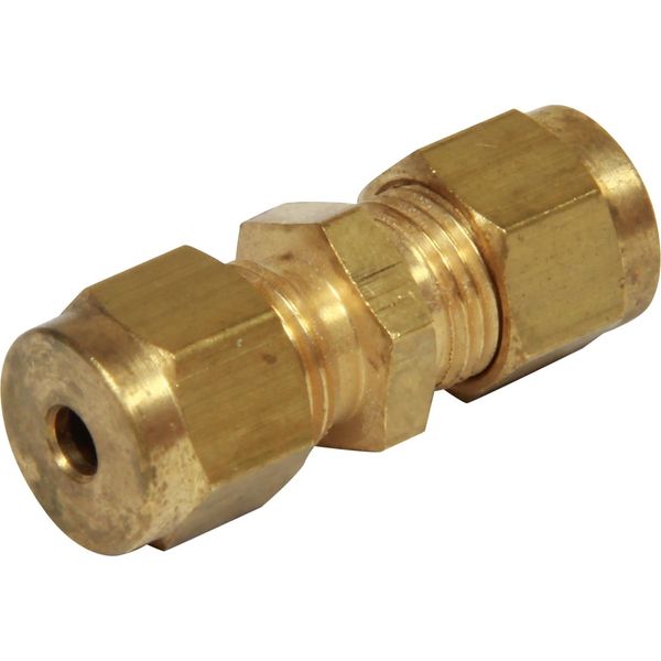 AG Brass Straight Coupling 1/8" x 1/8" Packaged