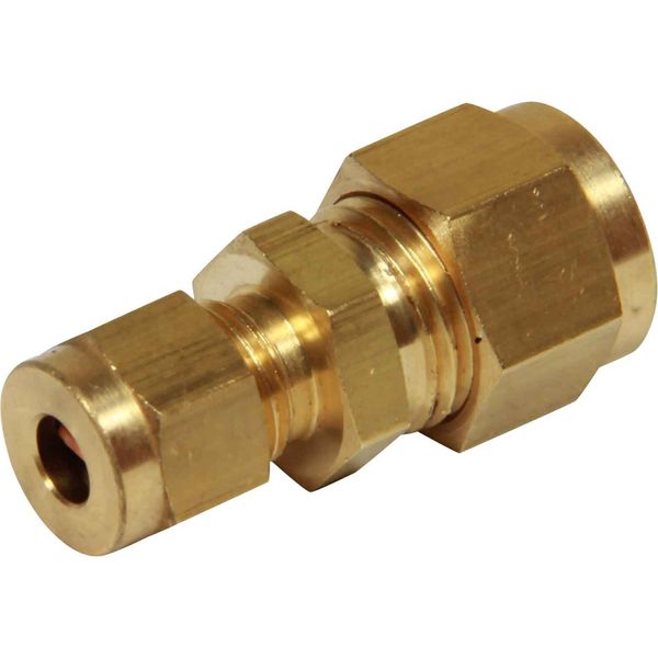 AG Brass Straight Coupling 5/16" x 3/16" Packaged