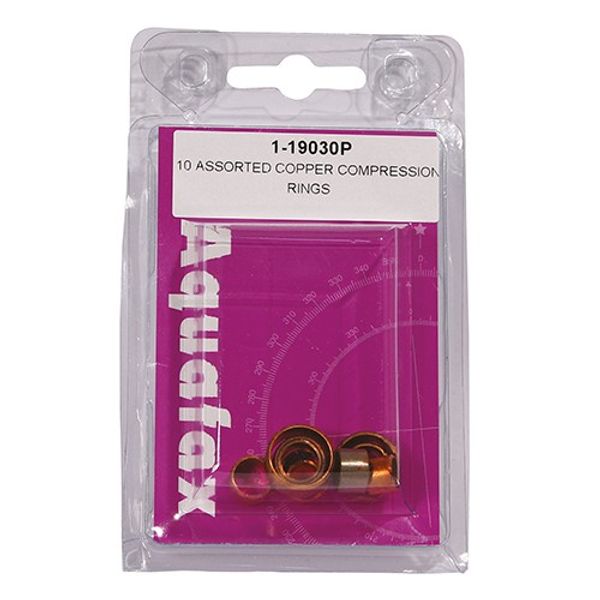 AG 10 Assorted Copper Compression Rings