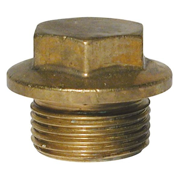 AG Brass Plug 3/4" BSP Parallel Packaged