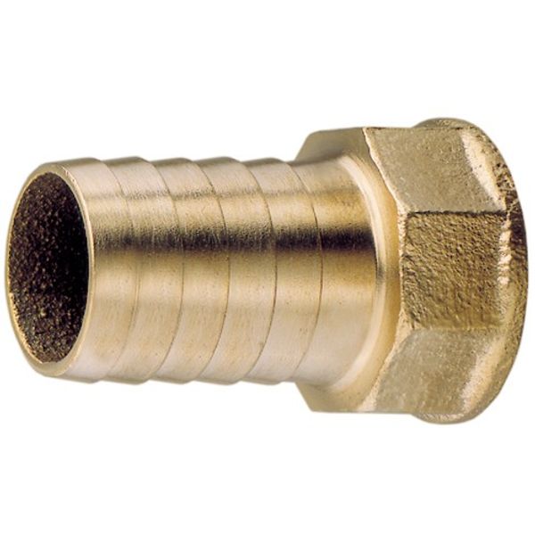 Brass Hose Connector 3/8" BSP Female - 15mm Hose