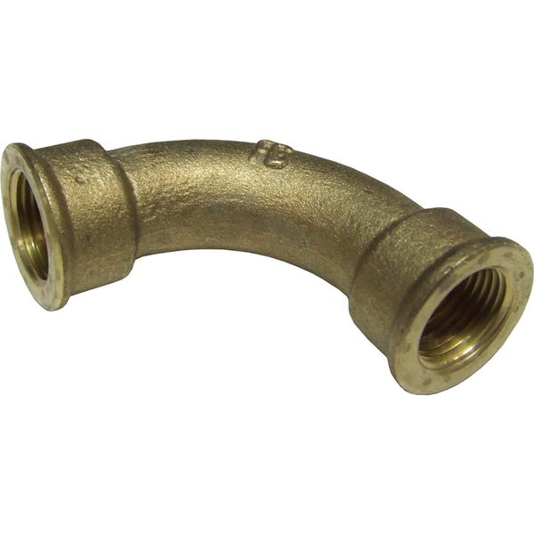 Swept Bend Brass with 1/2" BSP Female Ports