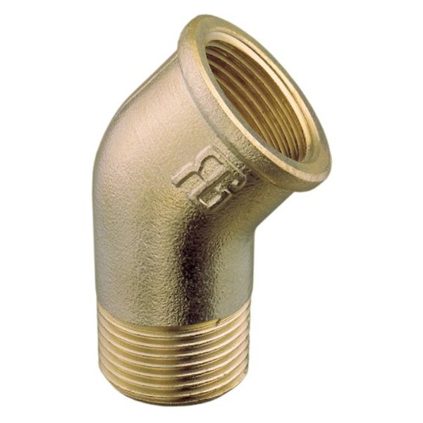 45 Degree Brass Elbow 2" BSP Male to 2" BSP Female