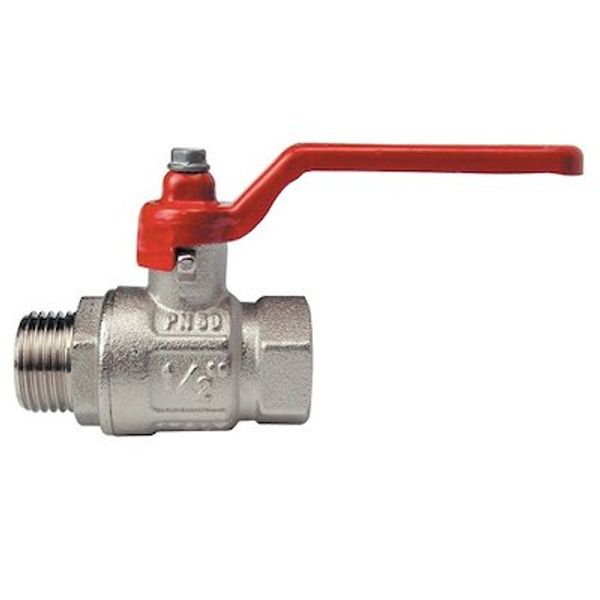 AG Lever Ball Valve PN50 1/2" BSP Male to Female Packaged