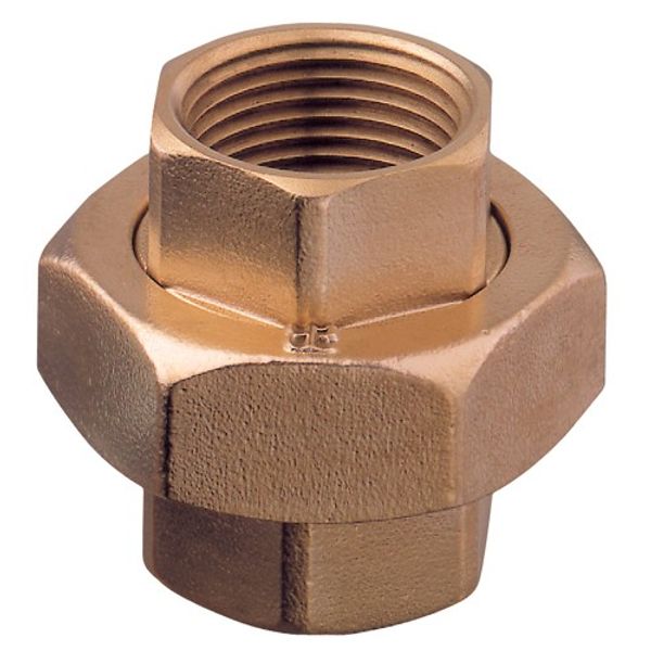 Bronze Union 1-1/4" BSP Female Ports