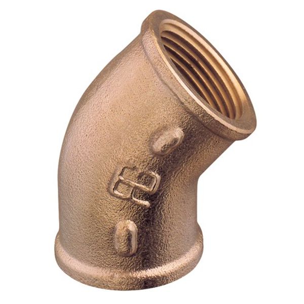 Bronze 45 Degree Elbow 1/2" BSP Female Ports