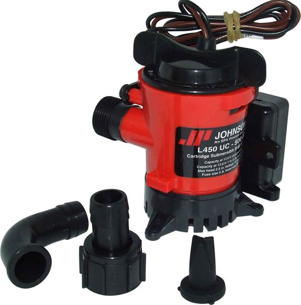 Johnson Ultima Combo Submersible Bilge Pump 500GPH 12V (Bulk)