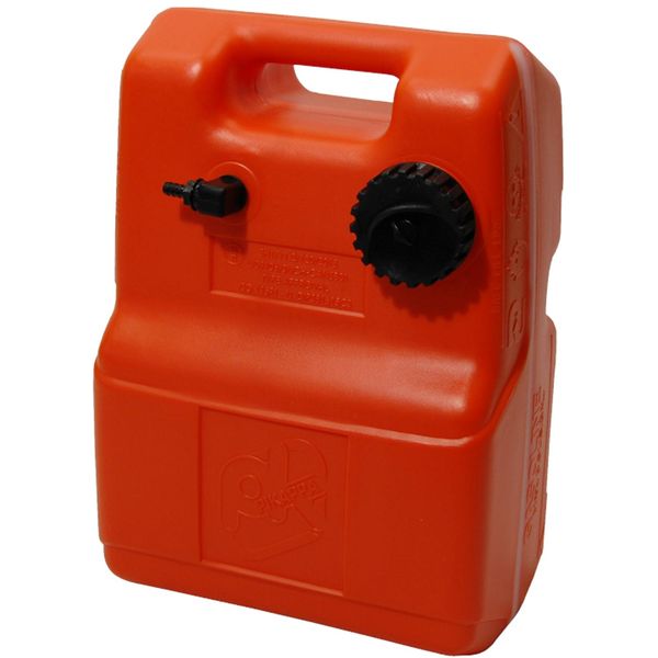 Can Rectangular Plastic Outboard Fuel Tank 12L