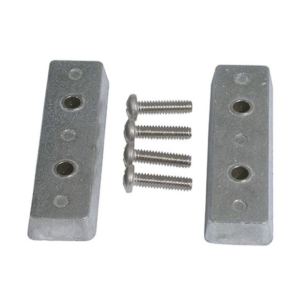 Aluminium Anode Bennett Trim Tab Kit 95 x 29 x 13mm