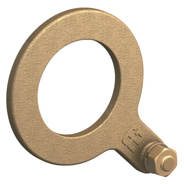 Earth Bonding Brass Skin Fitting Ring 4"