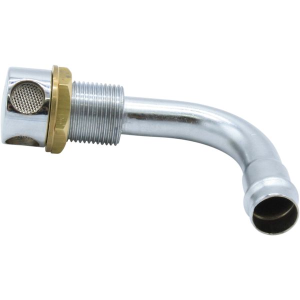Maestrini Chrome Plated Brass Tank Vent with Gauze (Angled Down / 16mm)
