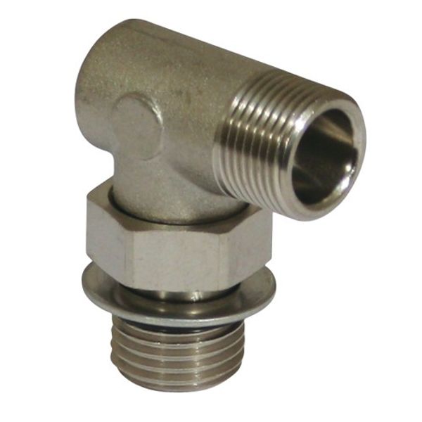 Ultraflex Hydraulic Connector 90 Degree Male Stud Parallel/Adjustable