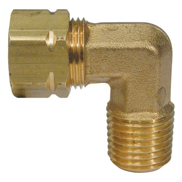 Hydraulic Connector 90 Degree Male Stud 3/8" Tube