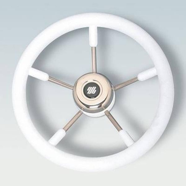 Ultraflex Steering Wheel (350mm / White Soft Grip)