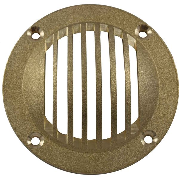 Maestrini Brass Round Intake Strainer Grate (Full Slot / 90mm OD)