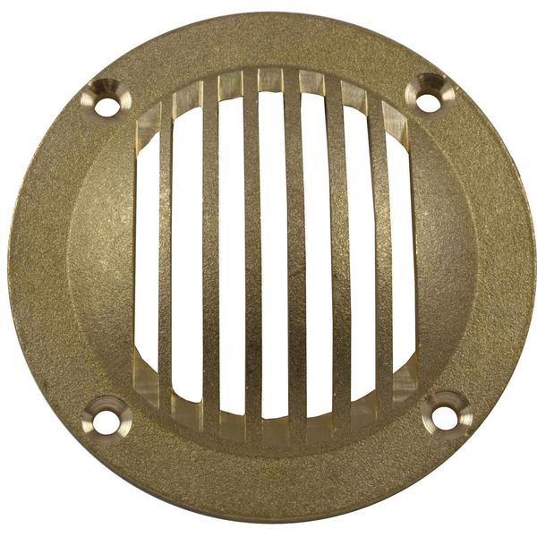 Maestrini Brass Round Intake Strainer Grate Full Slot/100mm OD/73mm ID / Packaged