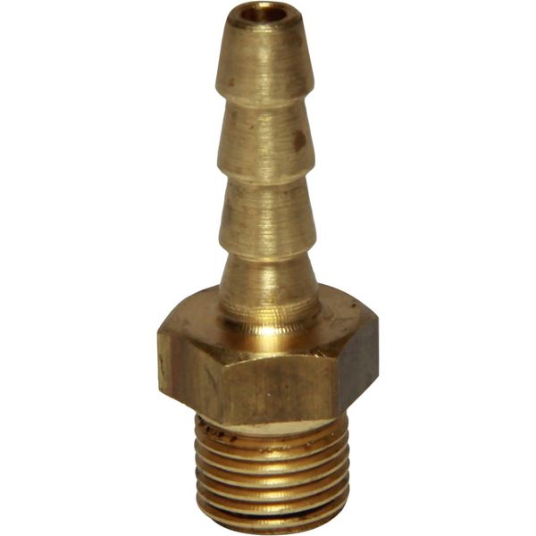 Maestrini Brass Straight Hose Tail (1/8" BSP Male to 6mm Hose / Packaged)