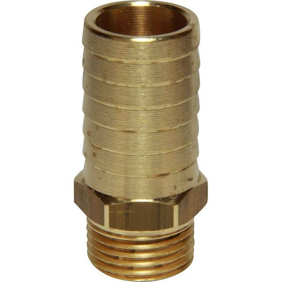 Maestrini Brass Straight Hose Tail (1/2" BSP Male to 22mm Hose)