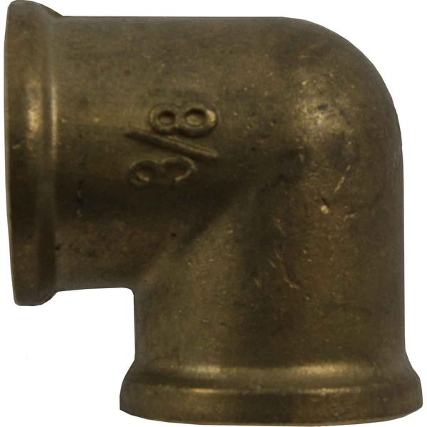 Maestrini Brass Compact 90 Degree Elbow (3/8" BSP Female / Packaged)