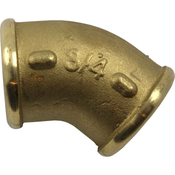 Maestrini Brass Compact 45 Degree Elbow (3/4" BSP Female / Packaged)