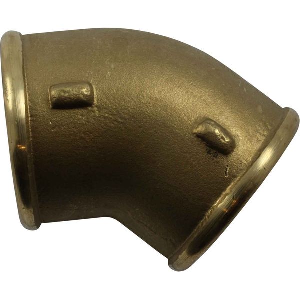 Maestrini Brass Compact 45 Degree Elbow (1-1/4" BSP Female / Packaged)