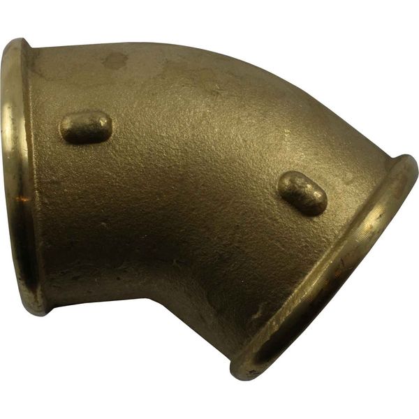 Maestrini Brass Compact 45 Degree Elbow (1-1/2" BSP Female / Packaged)