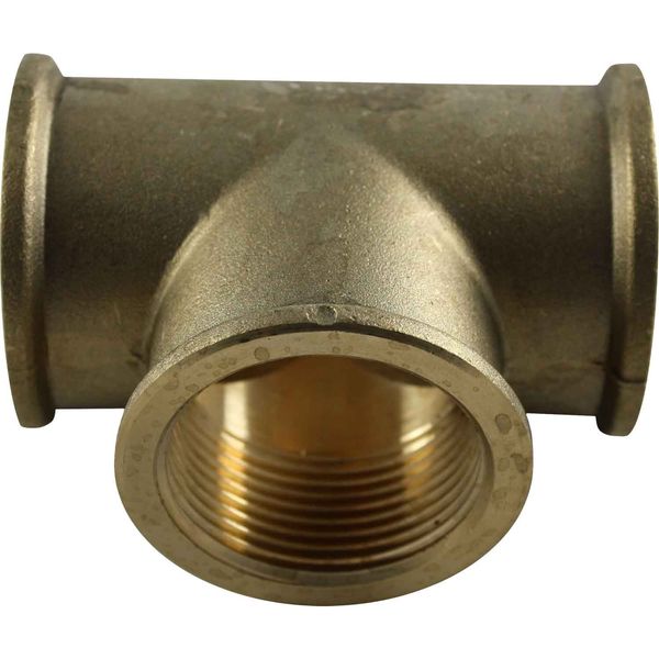 Maestrini Brass Equal Tee Fitting (1-1/4" BSP Female / Packaged)