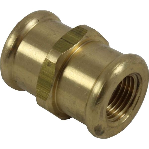 Maestrini Brass Equal Socket (1/8" BSP Female / Packaged)