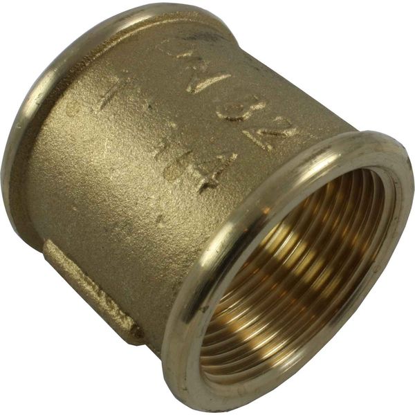 Maestrini Brass Equal Socket (1-1/4" BSP Female / Packaged)