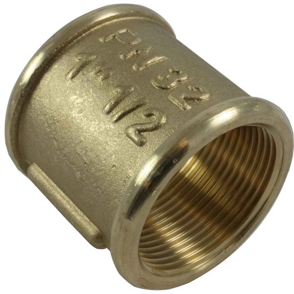 Maestrini Brass Equal Socket (1-1/2" BSP Female / Packaged)