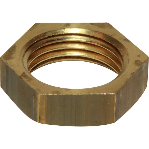 Maestrini Brass Hexagonal Lock Nut (1/2" BSP Female / Packaged)