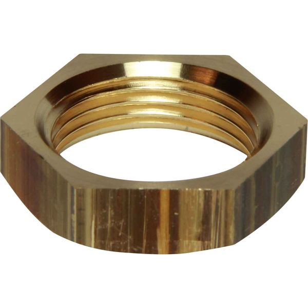 Maestrini Brass Hexagonal Lock Nut (3/4" BSP Female / Packaged)