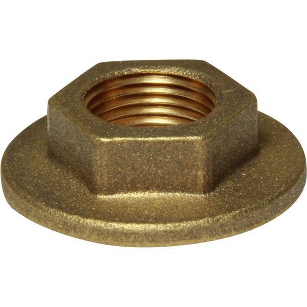 Maestrini Brass Flanged Lock Nut (3/8" BSP Female / Packaged)