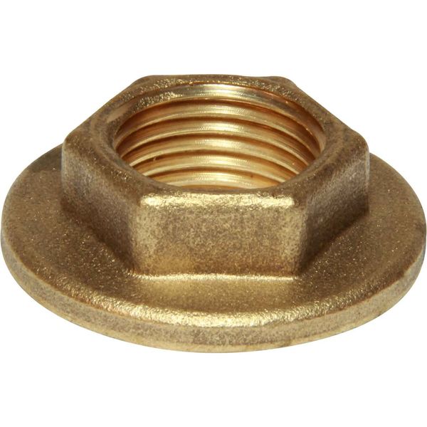 Maestrini Brass Flanged Lock Nut (1/2" BSP Female / Packaged)