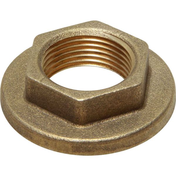 Maestrini Brass Flanged Lock Nut (3/4" BSP Female / Packaged)