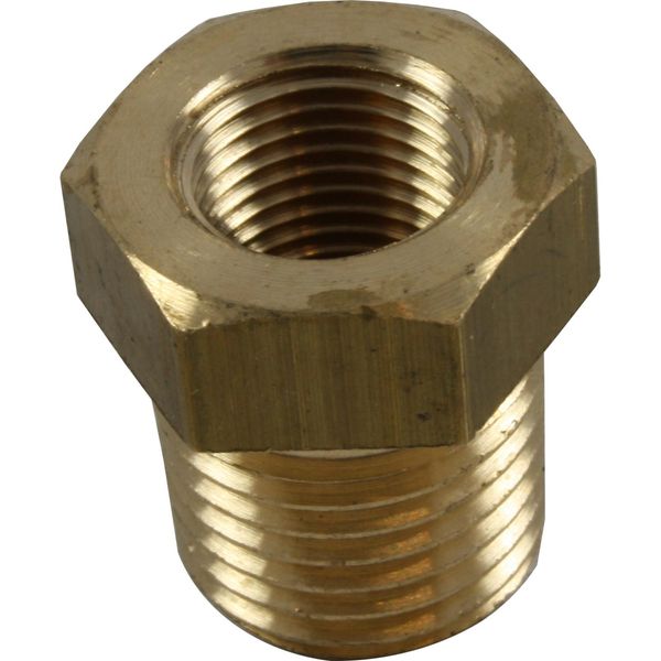 Maestrini Brass Reducing Bush (1/4" BSP Male to 1/8" BSP Female / Packaged)