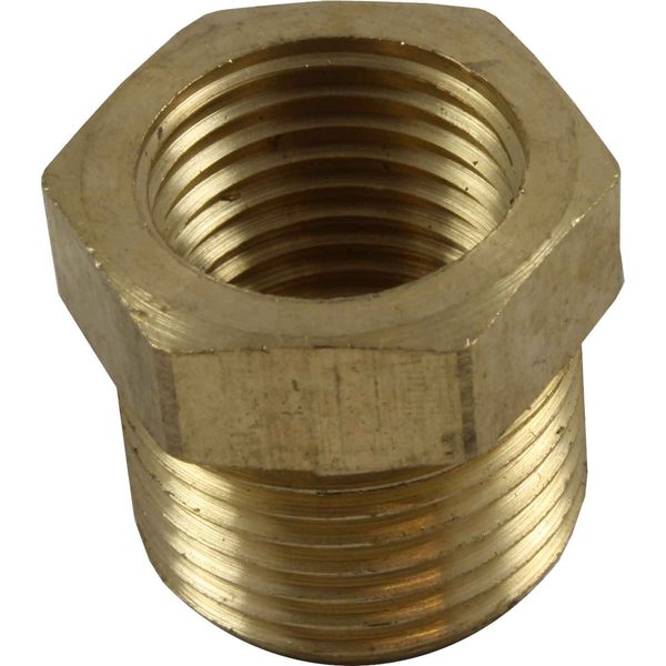 Maestrini Brass Reducing Bush (3/8" BSP Male to 1/4" BSP Female / Packaged)