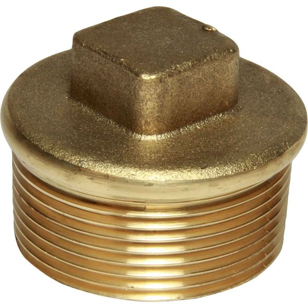 Maestrini Brass Tapered Plug (1-1/2" BSP Male / Packaged)