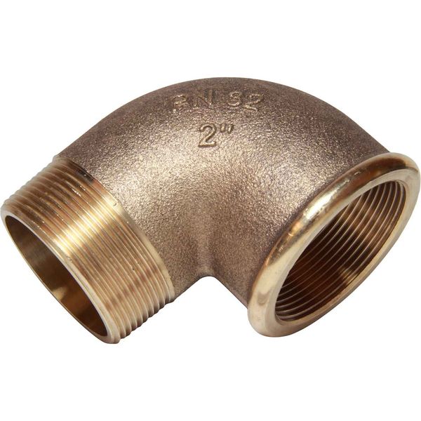 Maestrini Bronze Compact 90 Degree Elbow (2" BSP Male/Female)