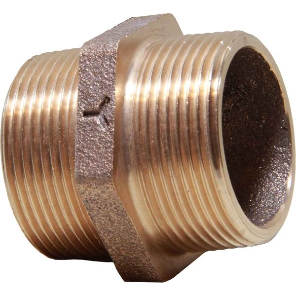 Maestrini Bronze Equal Nipple (1-1/2" BSP Male)