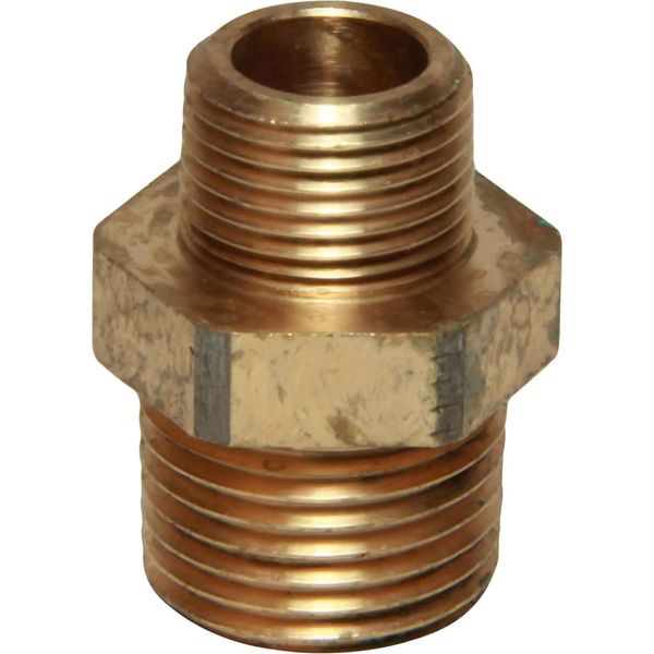 Maestrini Bronze Reducing Nipple (1/2" BSP Male to 3/8" BSP Male)