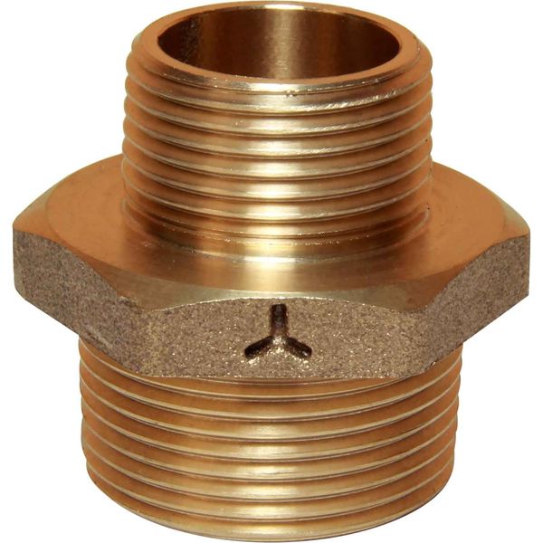 Maestrini Bronze Reducing Nipple (1-1/4" BSP Male to 1" BSP Male)